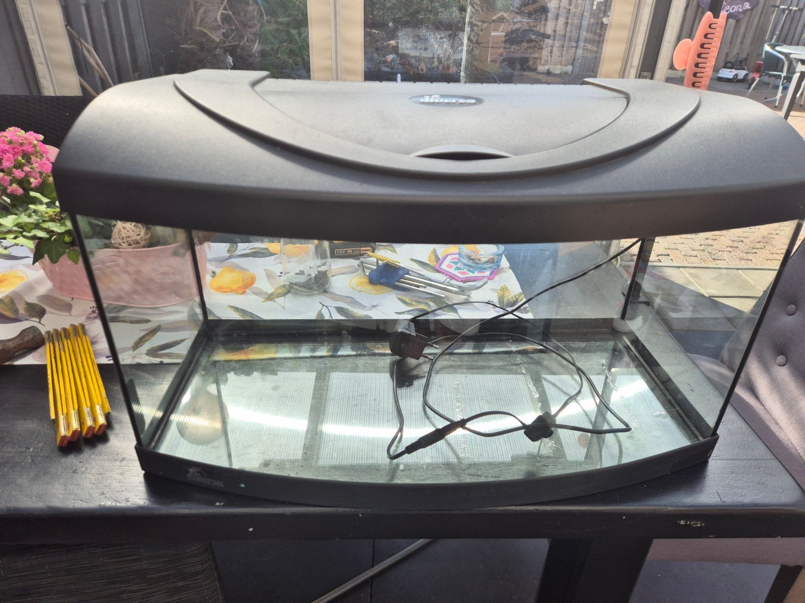 Mooi Panorama Aquarium 60 cm (ca. 54-60 Liter), Ophalen, Leeg aquarium
