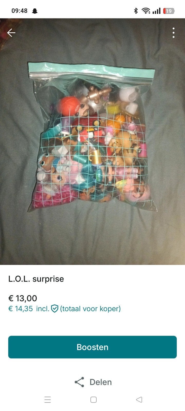 Lol surprise, Ophalen, Minder dan 500 stukjes