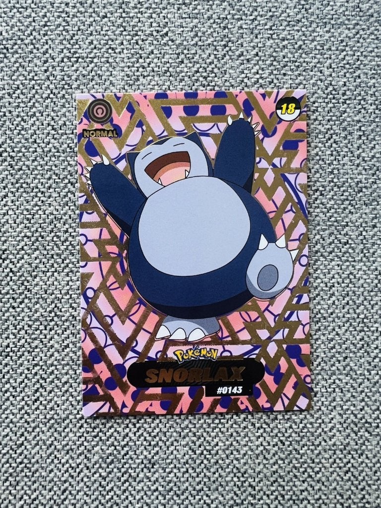 Snorlax 143 Johto Card Top Collection Promo Pokemon, Verzenden, Zo goed als nieuw, Losse kaart, Foil