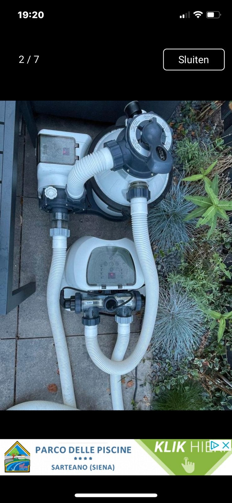 Zwembad filtersysteem , zout water systeem, Tuin en Terras, Zwembad-toebehoren, Ophalen, Zo goed als nieuw