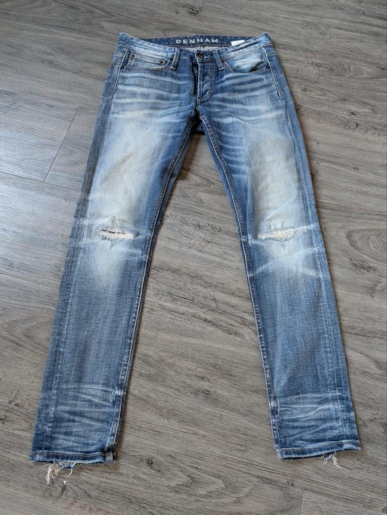 Denham jeans maat 31-32, Blauw, W32 (confectie 46) of kleiner, Ophalen of Verzenden, Gedragen