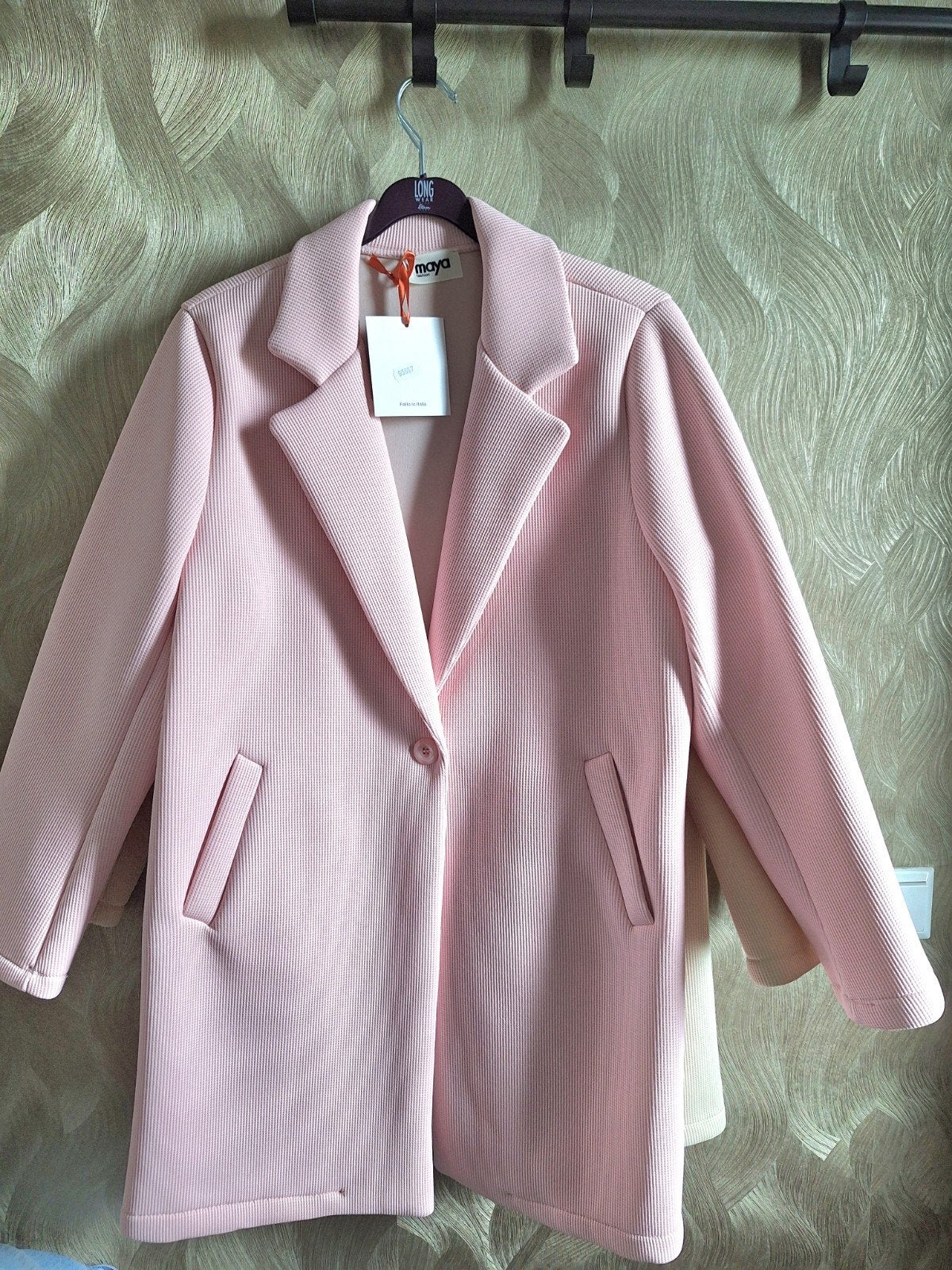 Nieuwe Roze Scuba Jas - Dikkere Stof, Ophalen, Nieuw, Maat 42/44 (L), Roze