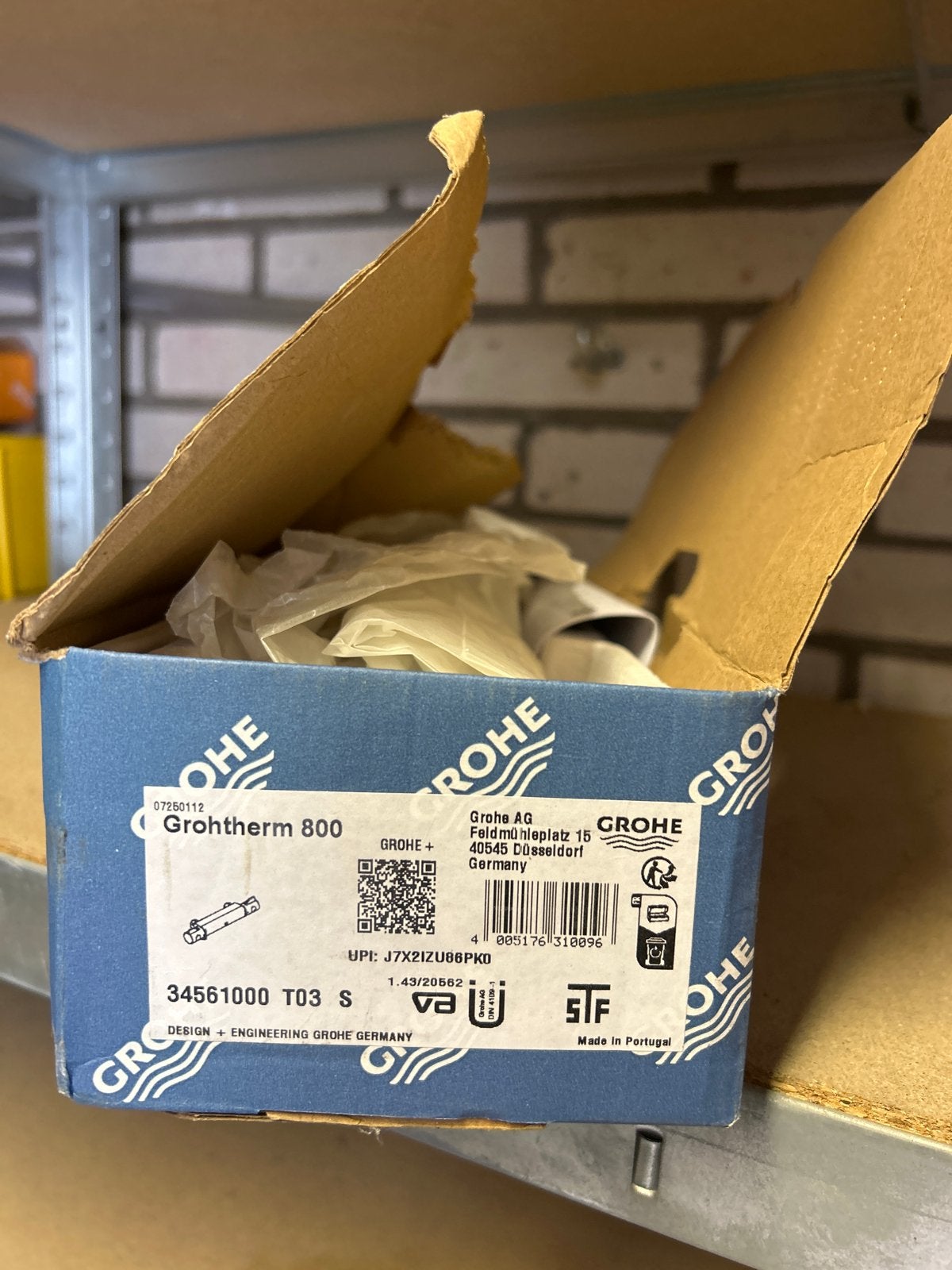 Grohe Grohtherm 800 Thermostatische Douchekraan, Ophalen, Nieuw, Kraan