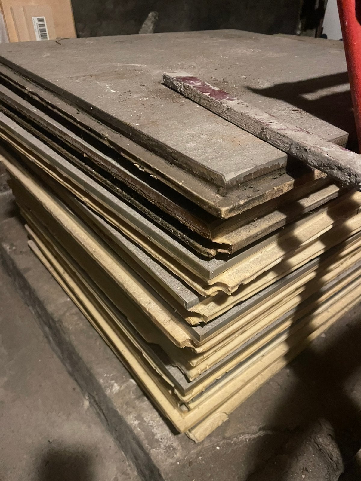 Grijze (tuin)tegels 60*60 cm 10 stuks gratis, Doe-het-zelf en Verbouw, Ophalen, Zo goed als nieuw