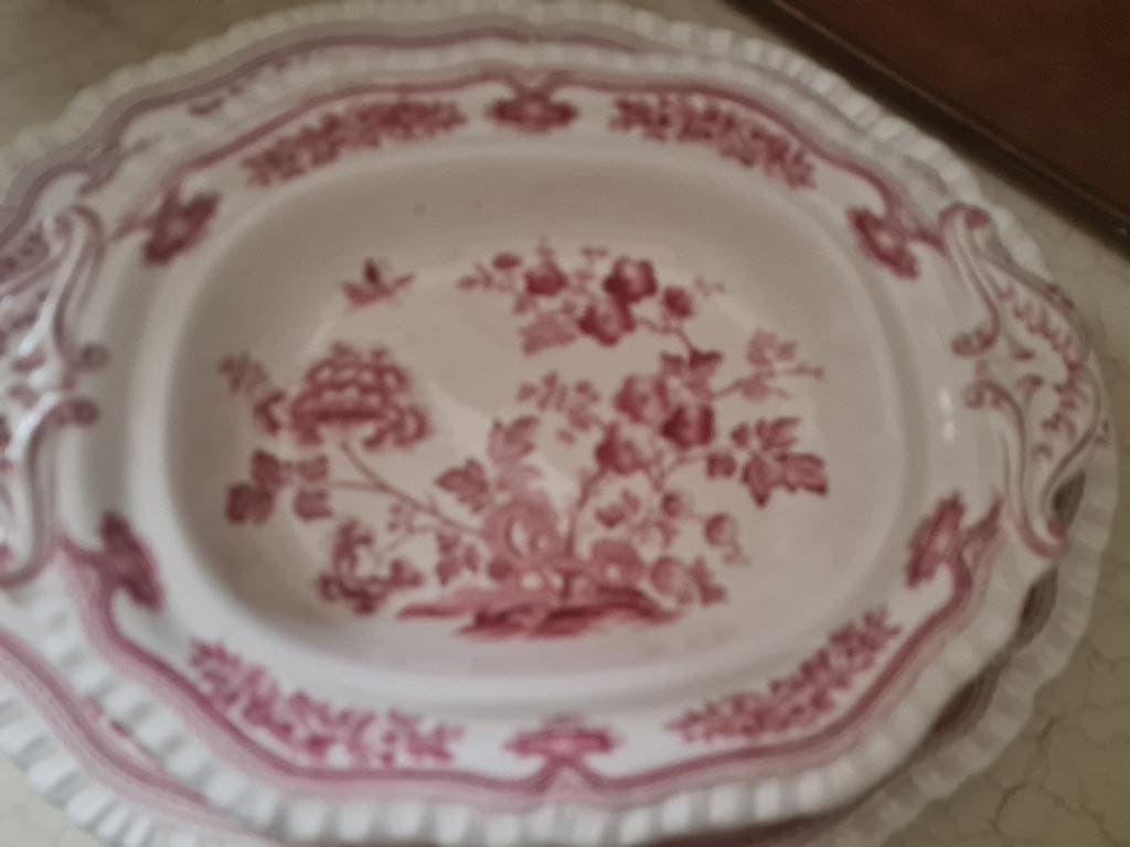 Antieke diepe schaal merk Mason's decor Manchu, Ophalen of Verzenden