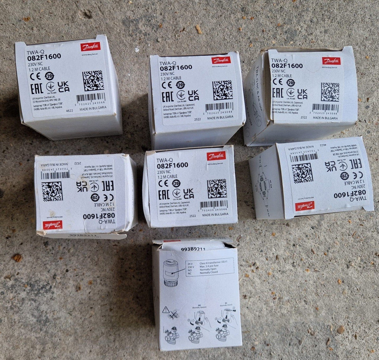 Danfoss TWA-Q thermische aandrijving, Ophalen of Verzenden, Nieuw, Minder dan 60 cm, Minder dan 30 cm