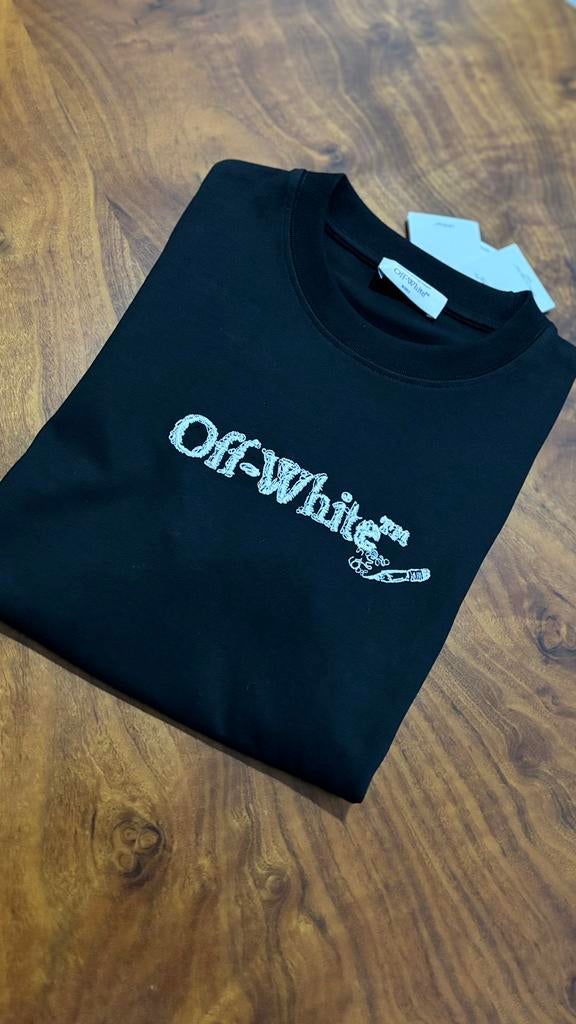 Off White T Shirt, Kleding | Heren, T-shirts, Ophalen of Verzenden, Nieuw, Overige maten, Zwart