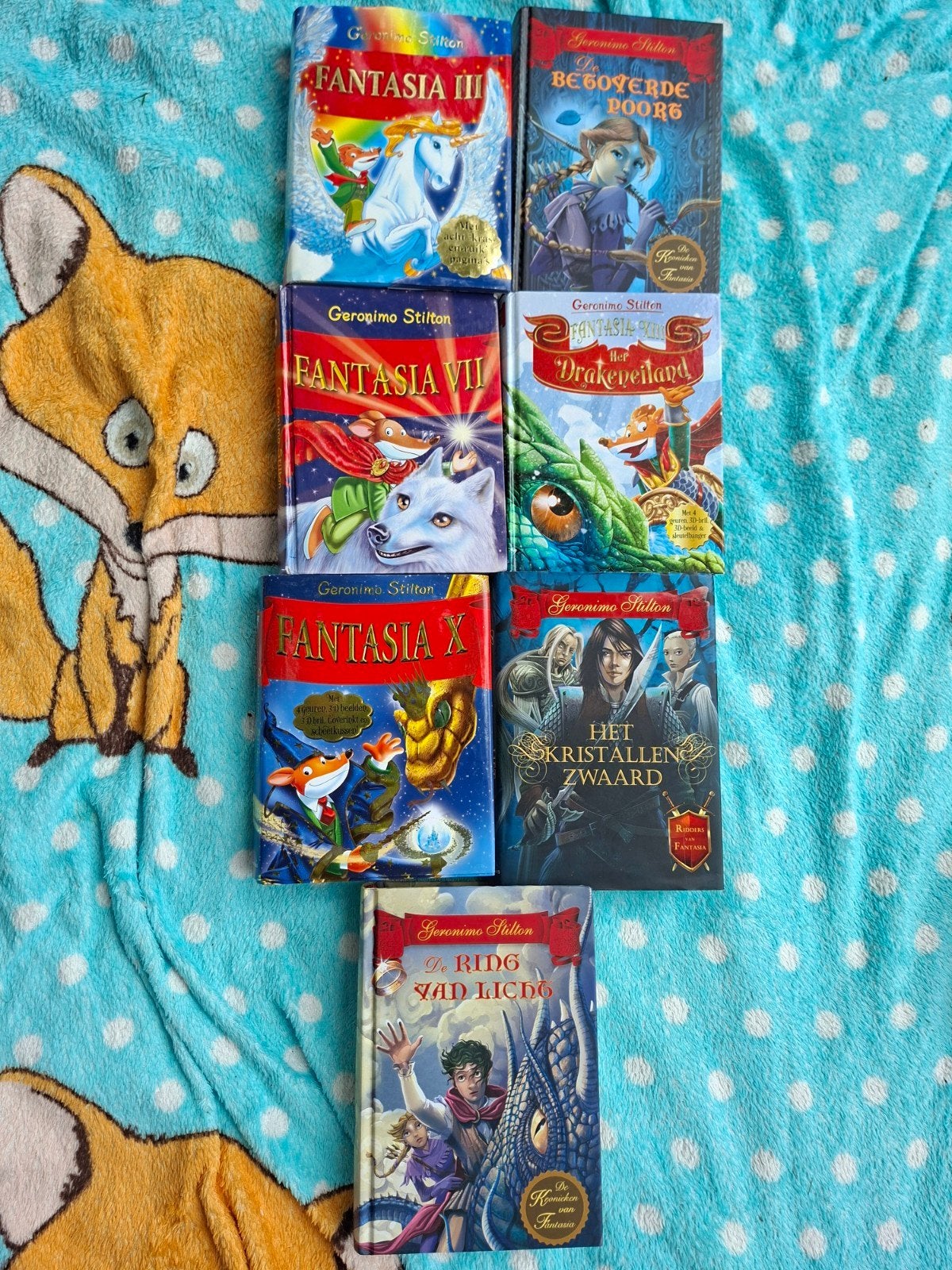 Geronimo Stilton Fantasia Boeken - Set van 6, Ophalen of Verzenden, Gelezen, Geronimo Stilton, Fictie