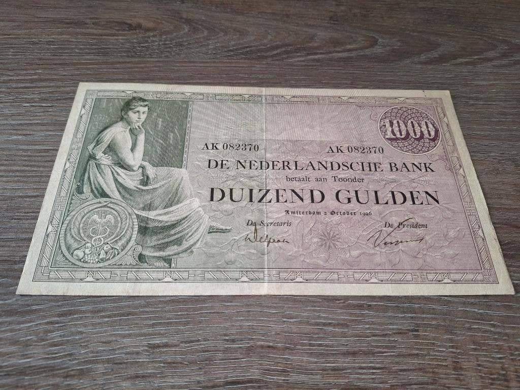 Biljet 1000 gulden Grietje Seel, 1926, Ophalen of Verzenden, 1000 gulden