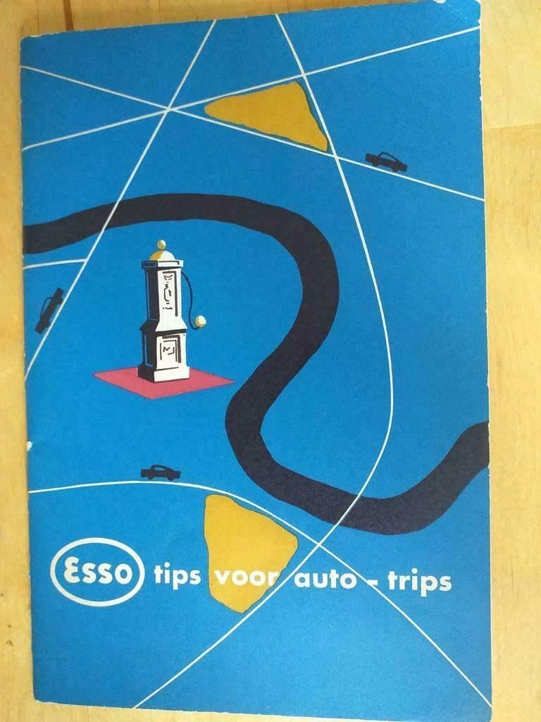 ESSO tips voor auto - trips  Boekje uit 1958, Ophalen of Verzenden, Gebruikt, Overige typen