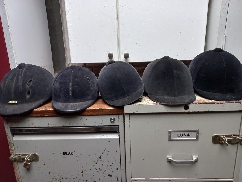 Paardrijcaps maat 53 t/m 59, Ophalen of Verzenden, Gebruikt, Kinderen