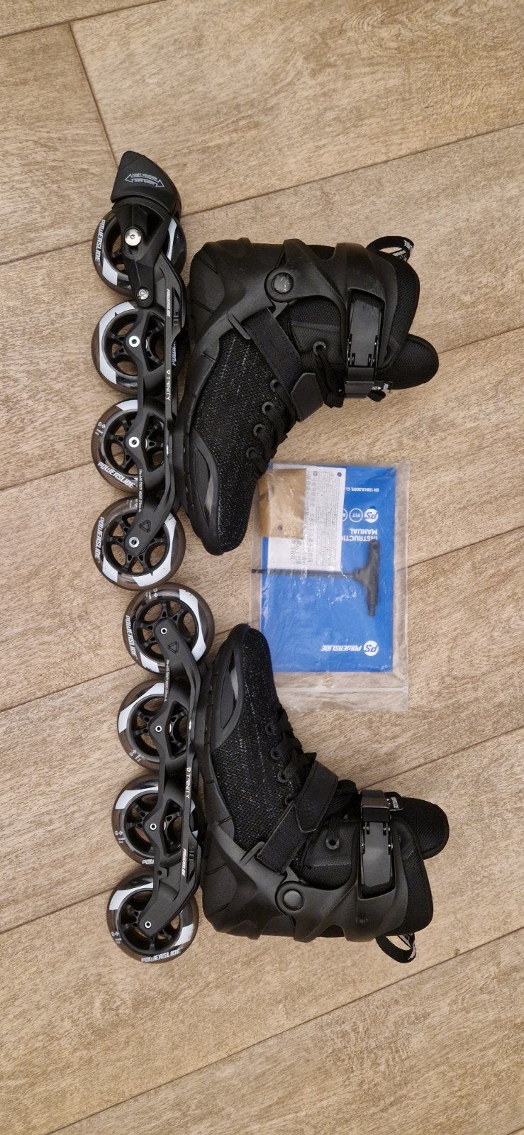 Powerslide Phuzion Xenon Black 90 Skeelers / Inline S, Sport en Fitness, Ophalen of Verzenden, Zo goed als nieuw, Powerslide