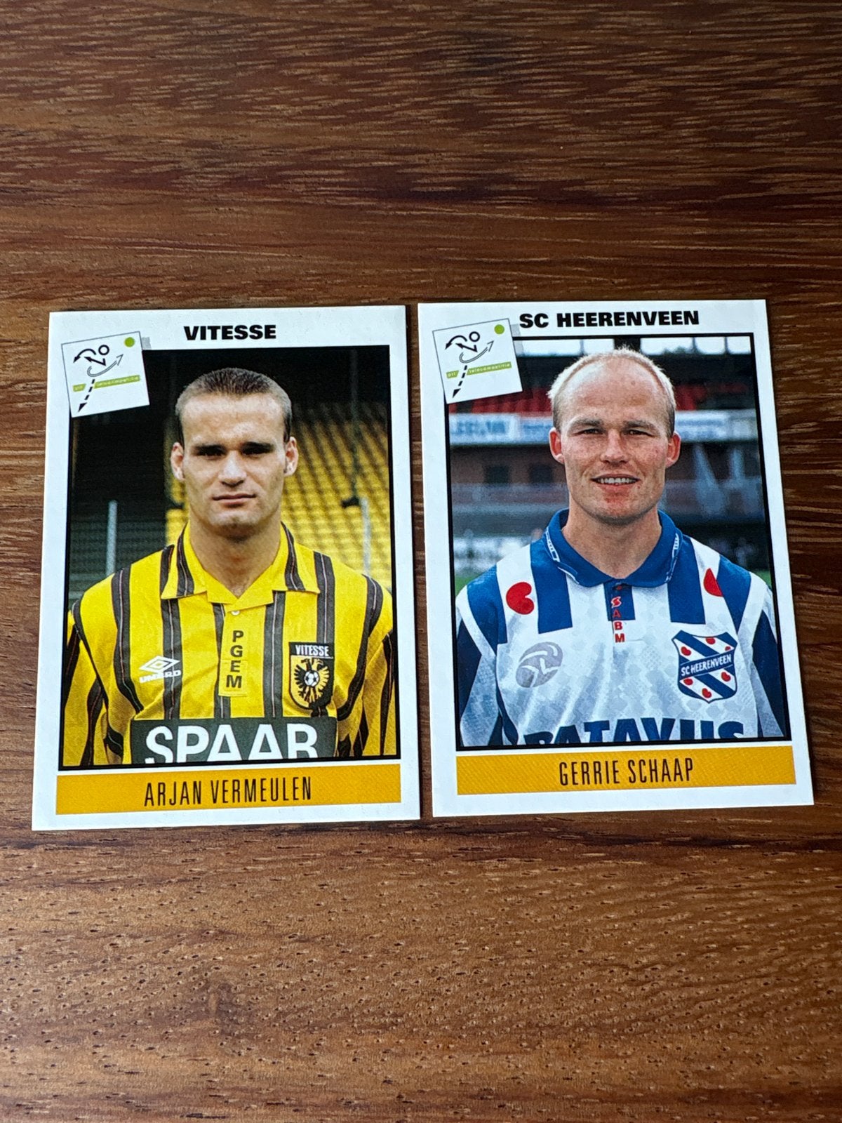 Panini Voetbal '94 Spelerskaarten Vitesse & Heerenveen, Verzamelen, Ophalen of Verzenden, Zo goed als nieuw, Vitesse, Spelerskaart