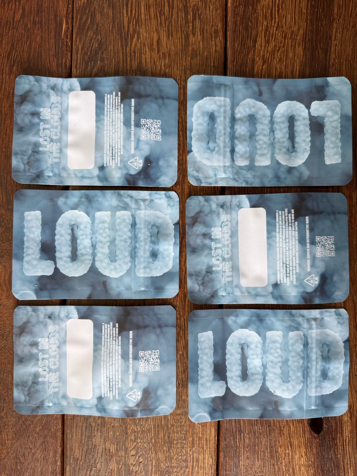 6x Original Limited Edition ‘Cloud’ Ziplock Smokers Bags, Ophalen of Verzenden, Nieuw, Overige typen