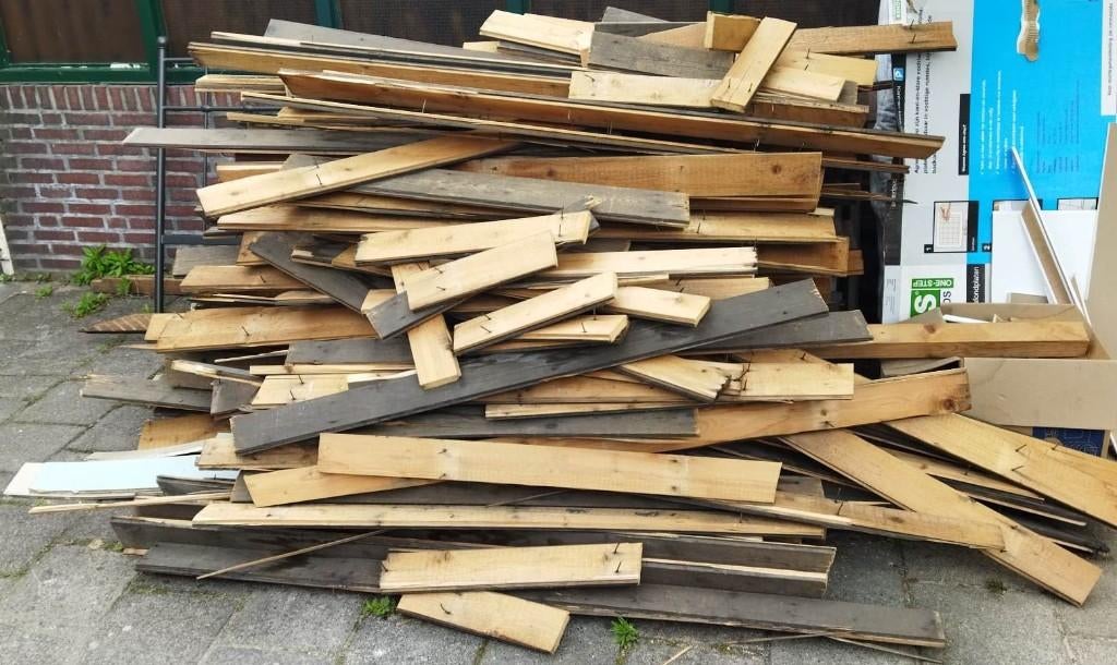 Afvalhout / Stookhout / Haardhout, Tuin en Terras, 6 m³ of meer, Ophalen, Overige houtsoorten, Blokken