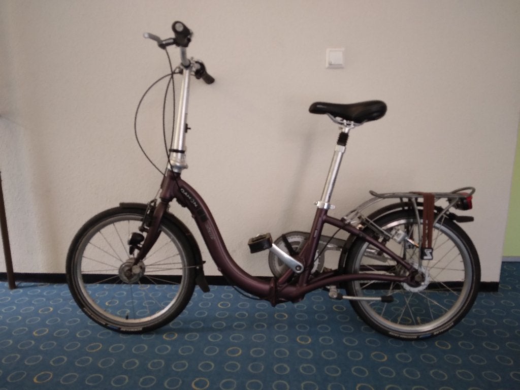 VOUWFIETS DAHON LAGE INSTAP SLOT EN 8 NEXUS VERSN., Ophalen, 20 inch of meer, Velgrem, Versnellingen