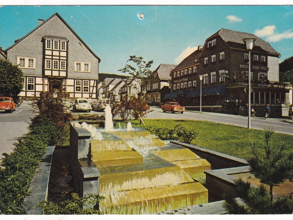Duitsland schmallenberg, kneip und luftkurort im hoogsauerla, Verzenden, 1960 tot 1980, Gelopen, Duitsland