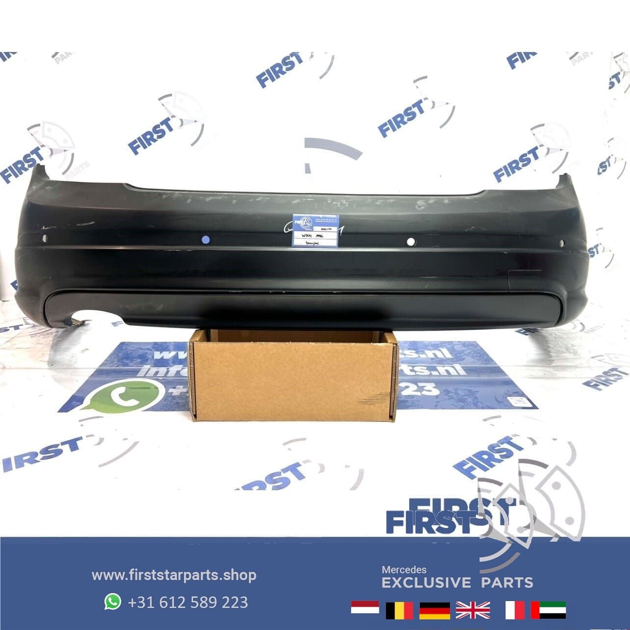W204 AMG PRE-FACELIFT ACHTERBUMPER + DIFFUSER Mercedes C Kla, -, Ophalen of Verzenden, Achter, Bumper