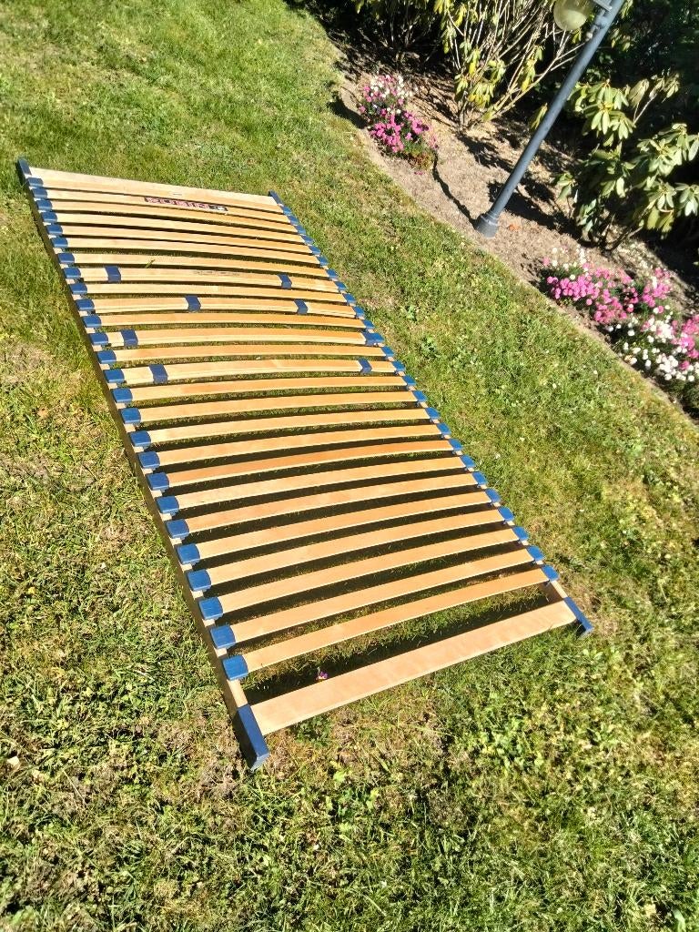 lattenbodem, Huis en Inrichting, Slaapkamer | Matrassen en Bedbodems, Ophalen, Gebruikt, 90 cm, Eenpersoons