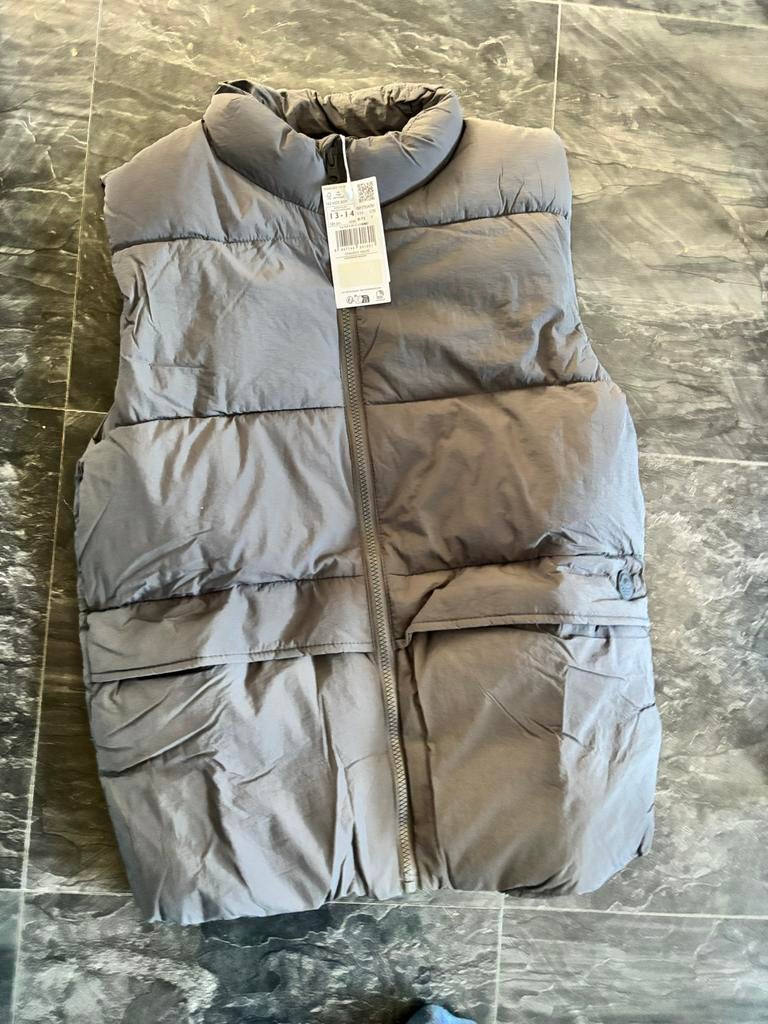 Mango Kids Jongens Bodywarmer Grijs Maat 164 (13-14 jaar), Ophalen of Verzenden, Nieuw, Overige maten, Grijs