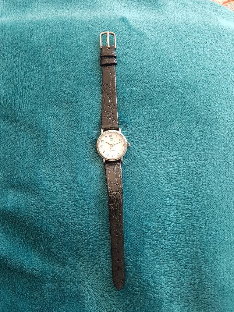 Horloge quartz, Overige merken, Leer, Staal, Polshorloge
