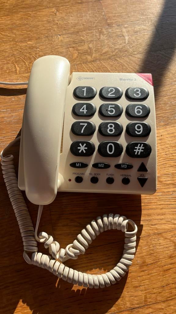 Senioren Telefoon met Grote Knoppen - Biarritz 3, Ophalen, Gebruikt, 1 handset
