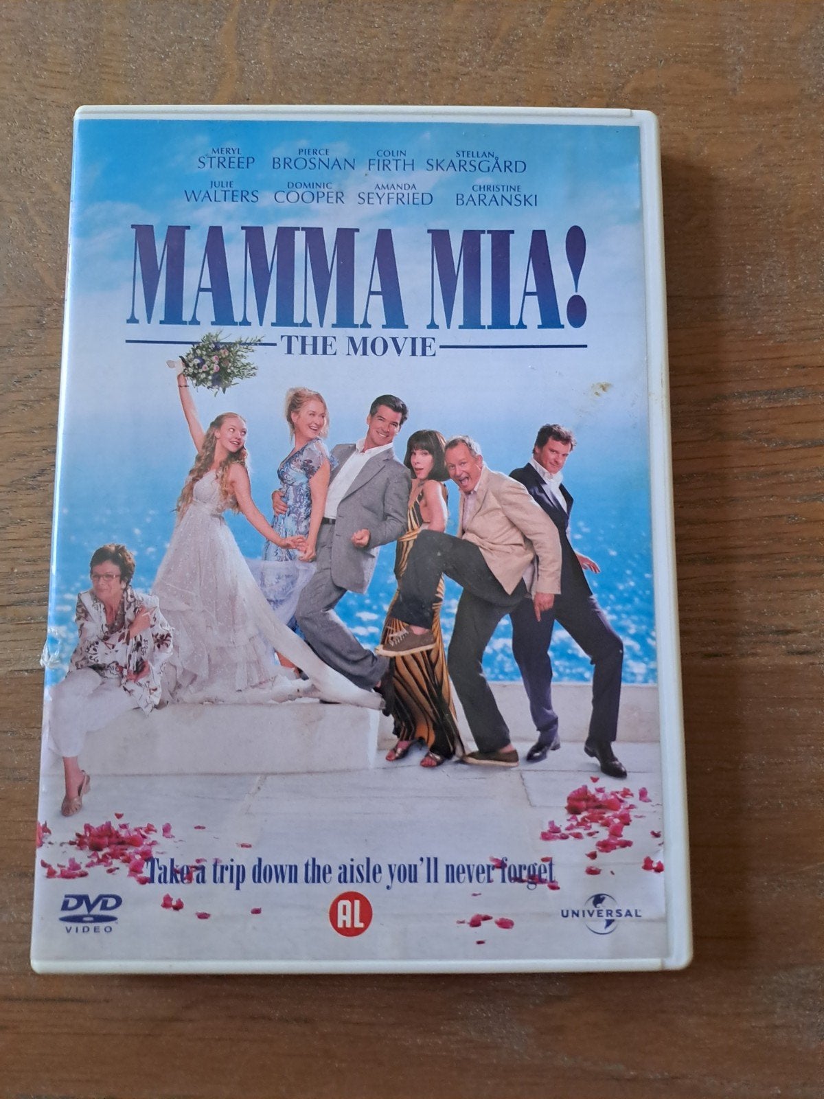 dvd, Mamma Mia! The Movie  - Muzikale Romantische Komedie, Alle leeftijden, Ophalen of Verzenden, Zo goed als nieuw, Romantische komedie
