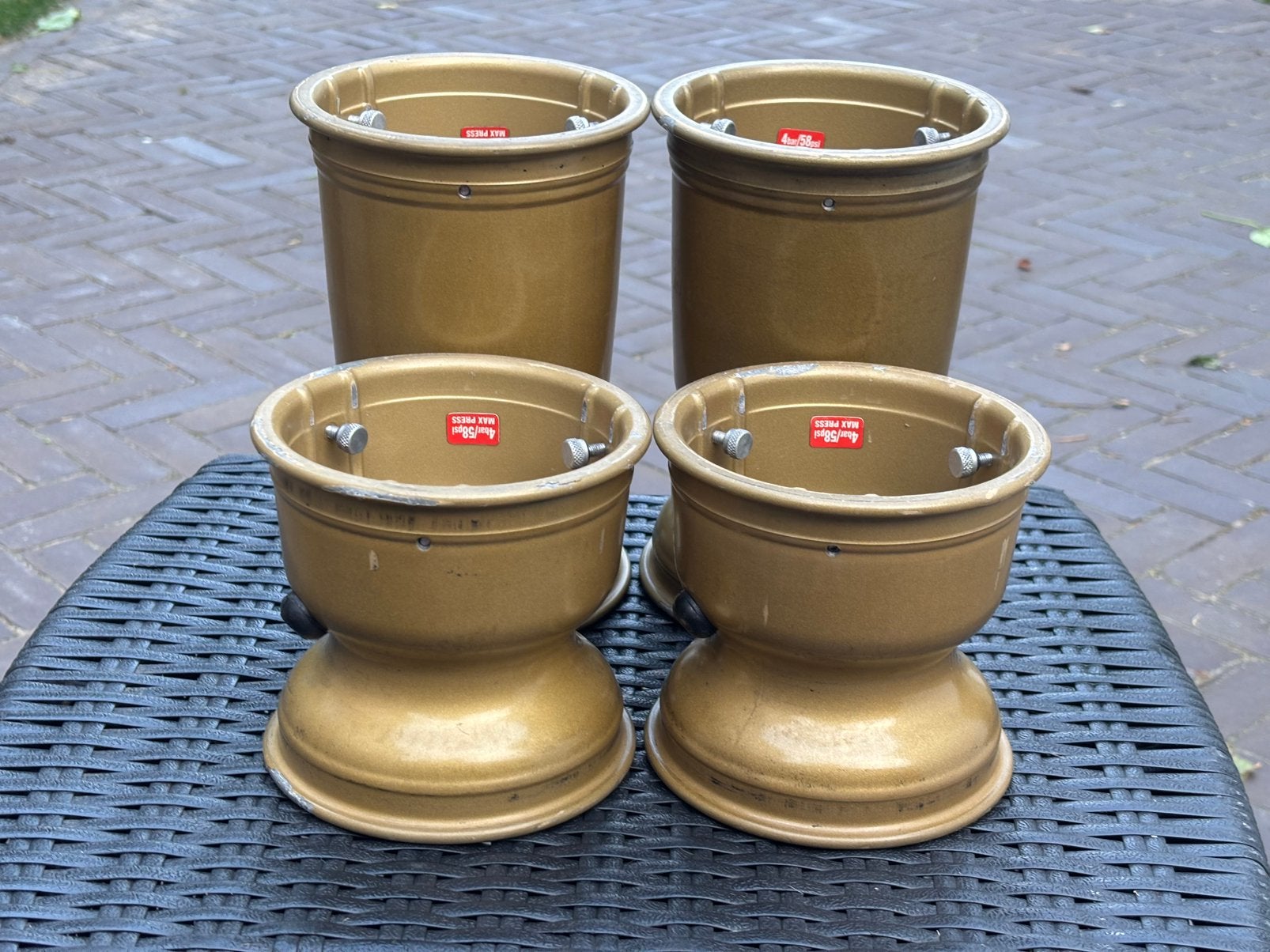 OTK MXJ velgen set 210/130 mm, Ophalen of Verzenden, Gebruikt, Onderdelen Kart