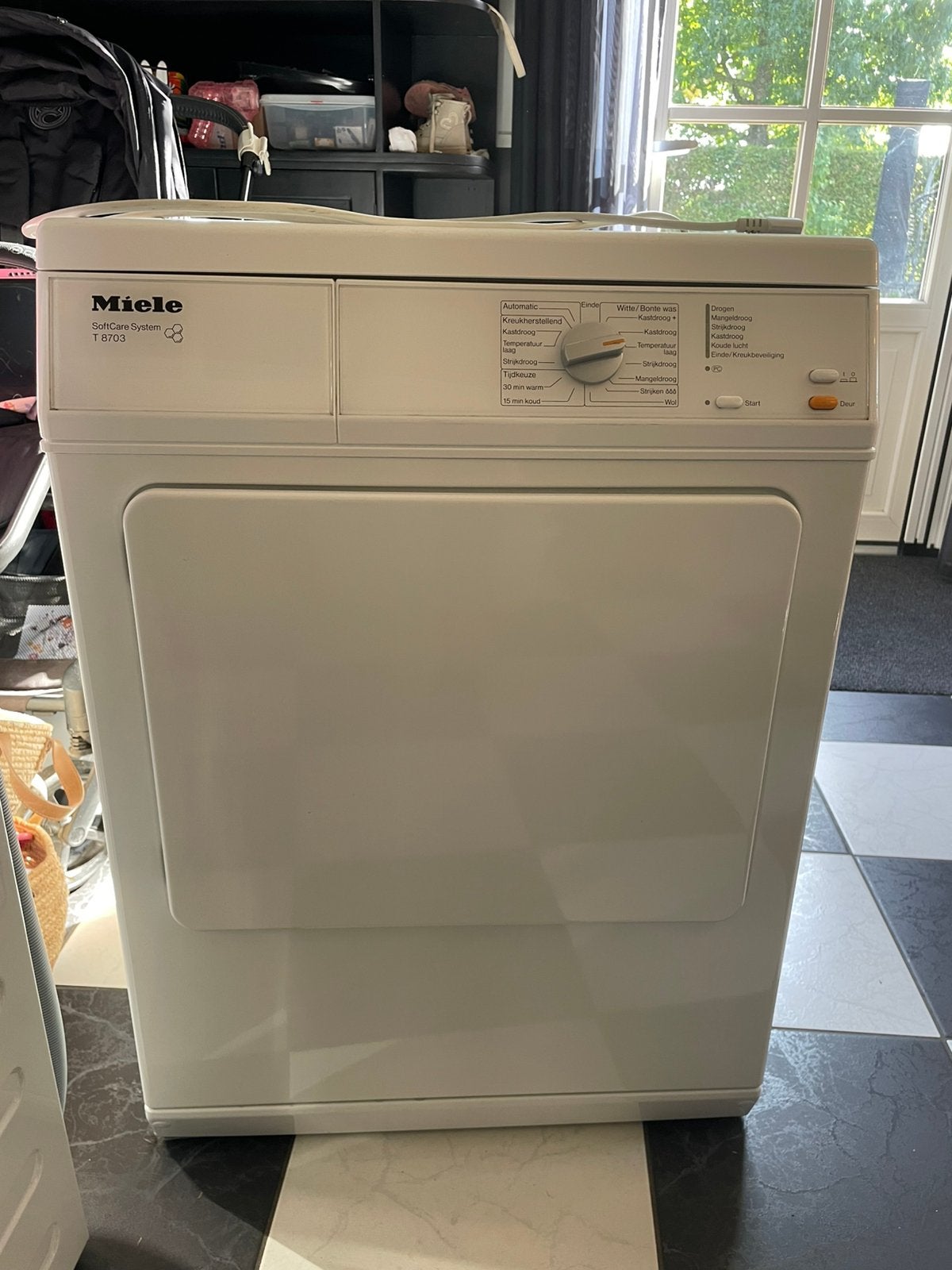 Miele droger - Condensdroger, Witgoed en Apparatuur, Ophalen, 6 tot 8 kg, Gebruikt, Luchtafvoer