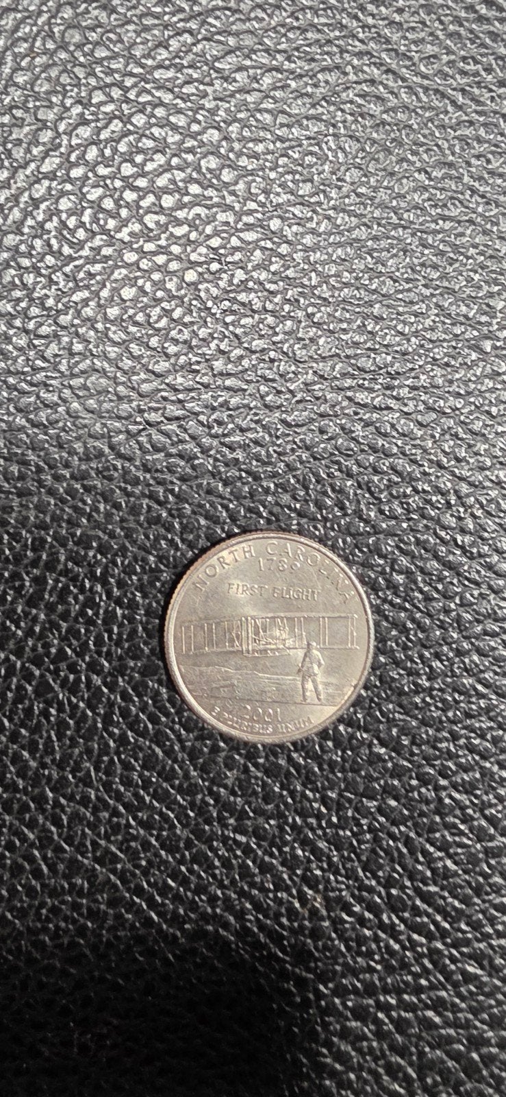 Amerika Quarter dollar 2001 P North Caroline, Ophalen of Verzenden, Noord-Amerika