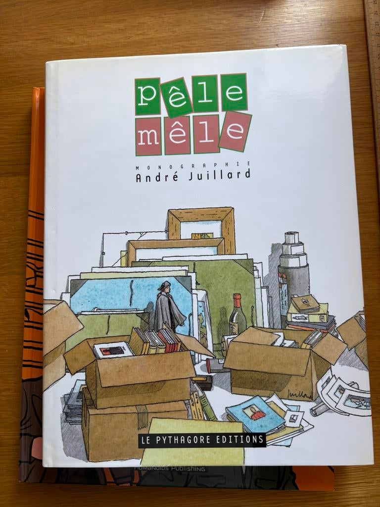 Juillard - Art boek - Pele Mele 1 - veel tekeningen en info, Eén stripboek, Ophalen of Verzenden, Zo goed als nieuw