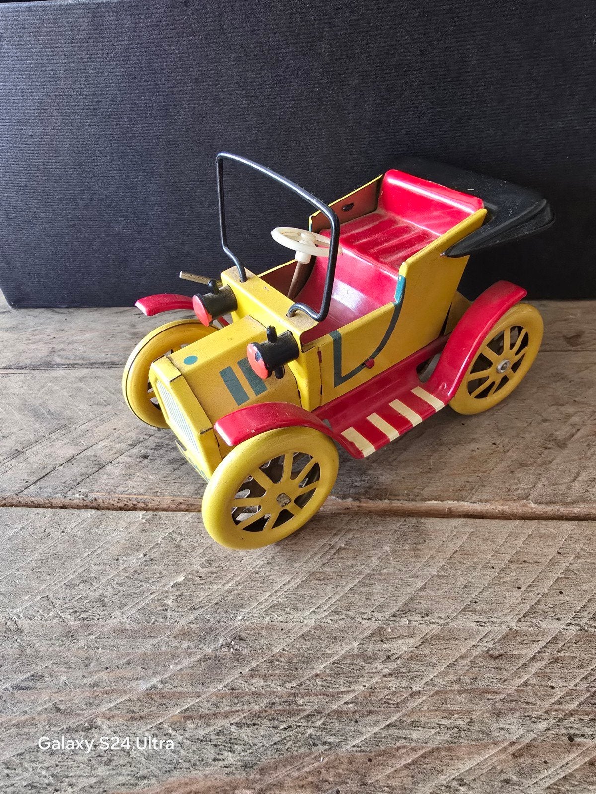 Vintage blikken speelgoedauto, model 'Dědeček, Ophalen of Verzenden