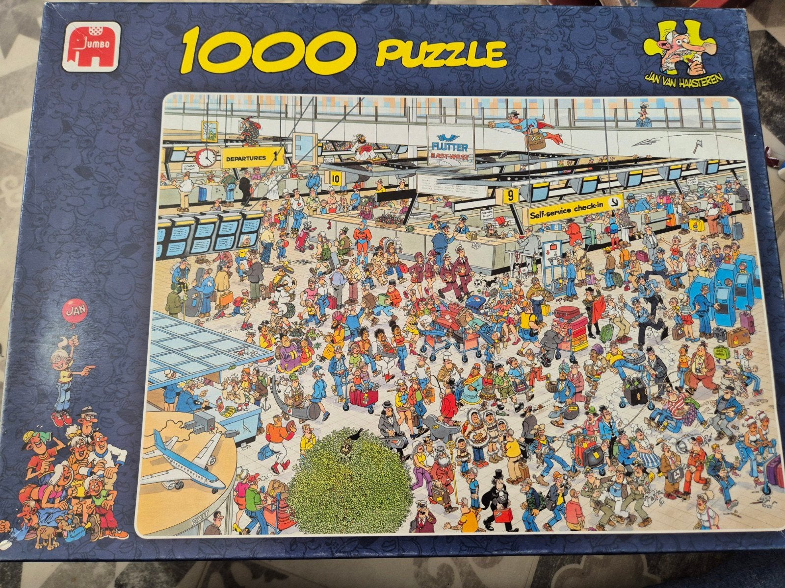 Jan van Haasteren 1000 stukjes puzzels, Ophalen, 500 t/m 1500 stukjes, Zo goed als nieuw, Legpuzzel