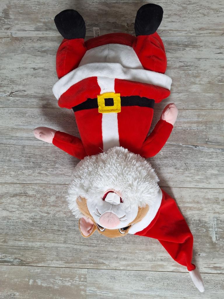 Grote AH Kerst Hamster Knuffel - Rook- en Huisdiervrij, Kinderen en Baby's, Speelgoed | Knuffels en Pluche, Albert Heijn, Hamster