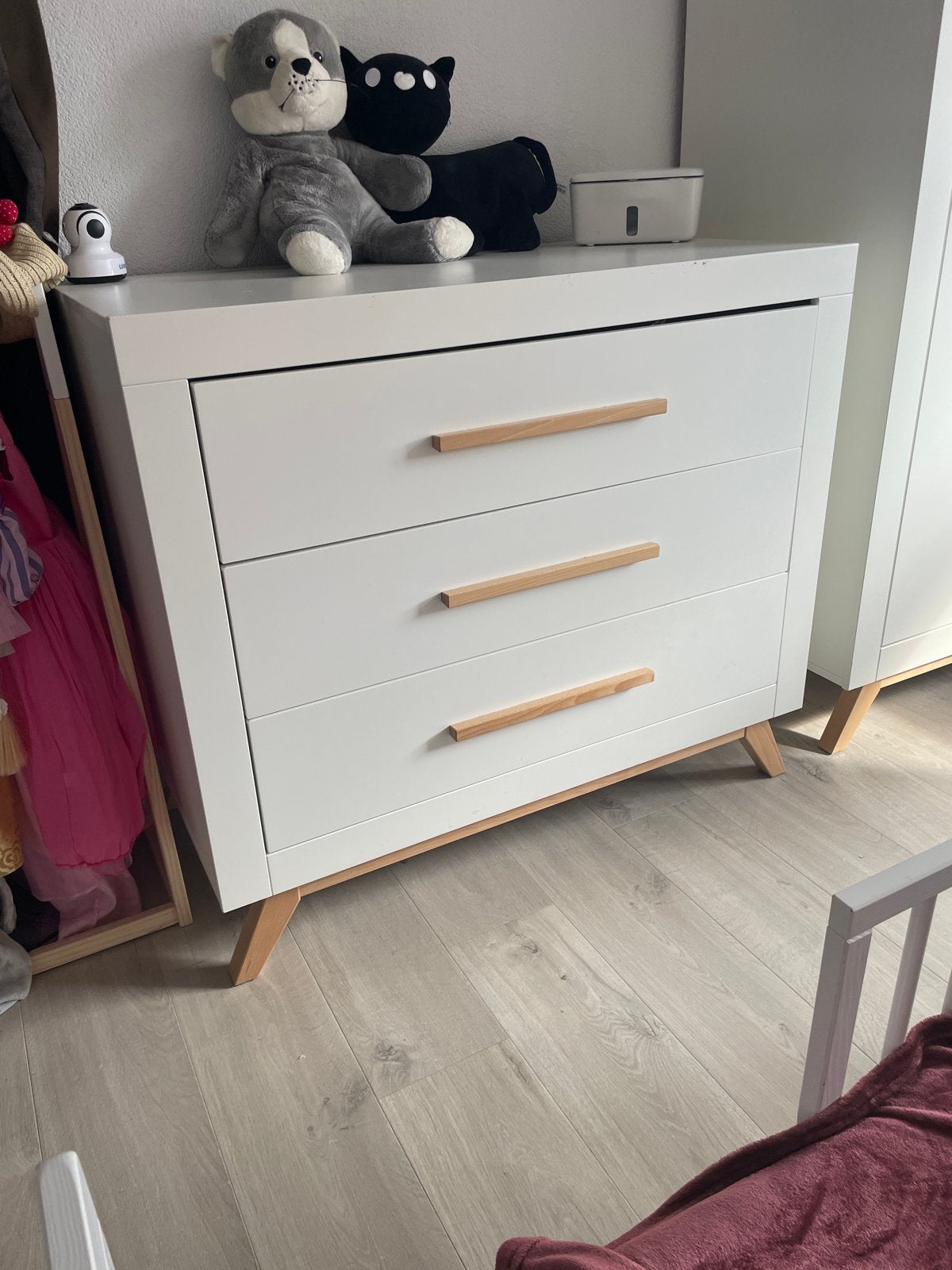 Bopita Fenna Commode Wit met soft-close laden, Ophalen, Gebruikt, 50 tot 70 cm, 100 cm of meer