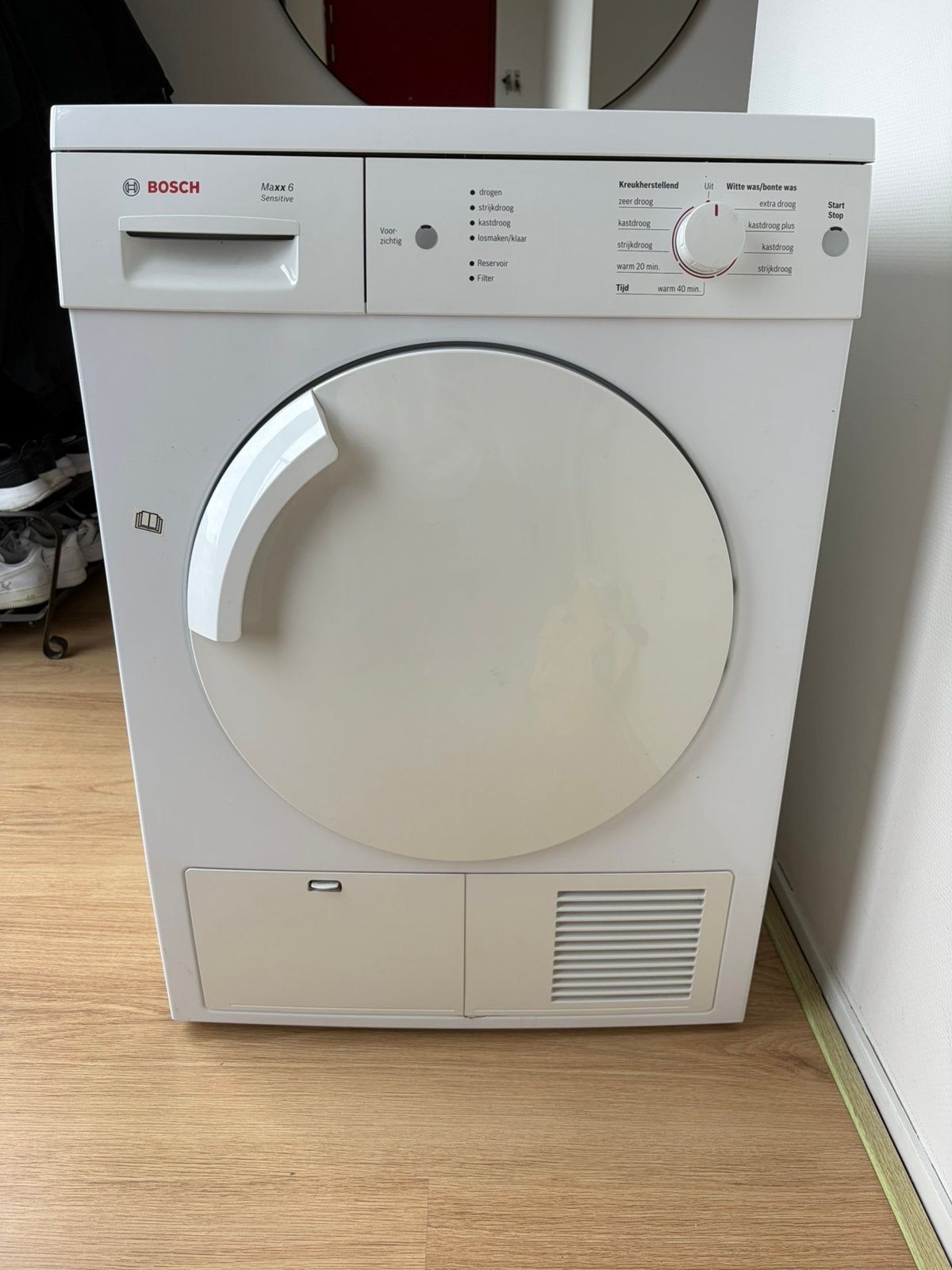 Bosch Maxx 6 Sensitive condensdroger, Ophalen, 6 tot 8 kg, Gebruikt, Voorlader