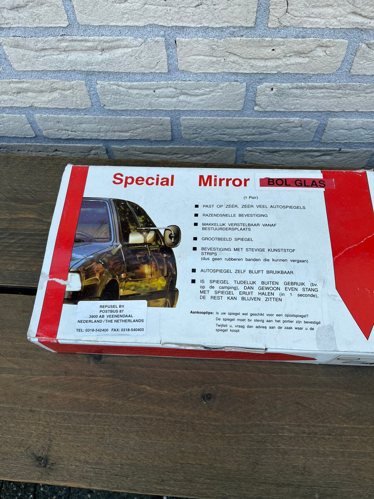 Caravanspiegels special mirror zgan trillingsvrij, Ophalen, Zo goed als nieuw
