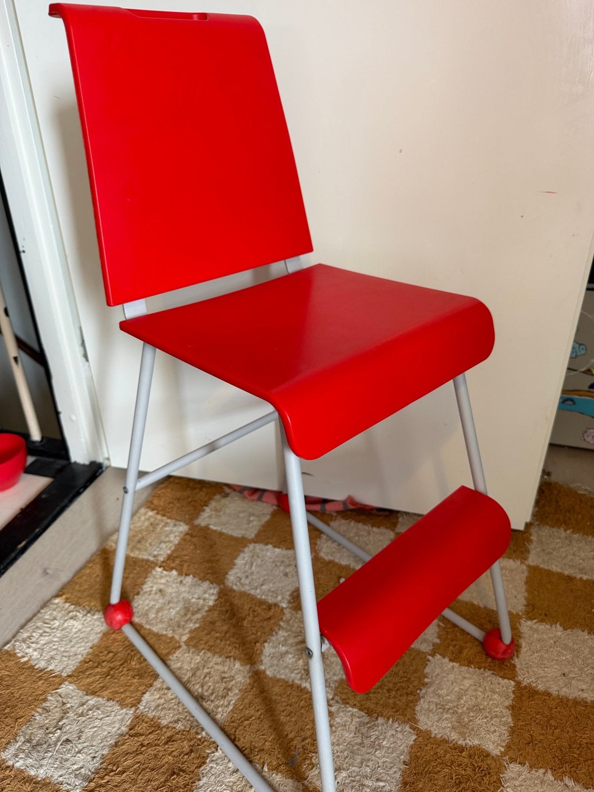 IKEA gasell kinderstoel - Niels Gammelgaard, Ophalen, Kunststof, Gebruikt, Eén