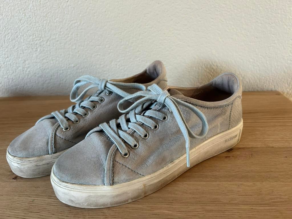 Lichtblauwe sneakers van Blackstone - maat 38, Blauw, Ophalen of Verzenden, Sneakers of Gympen, Gedragen