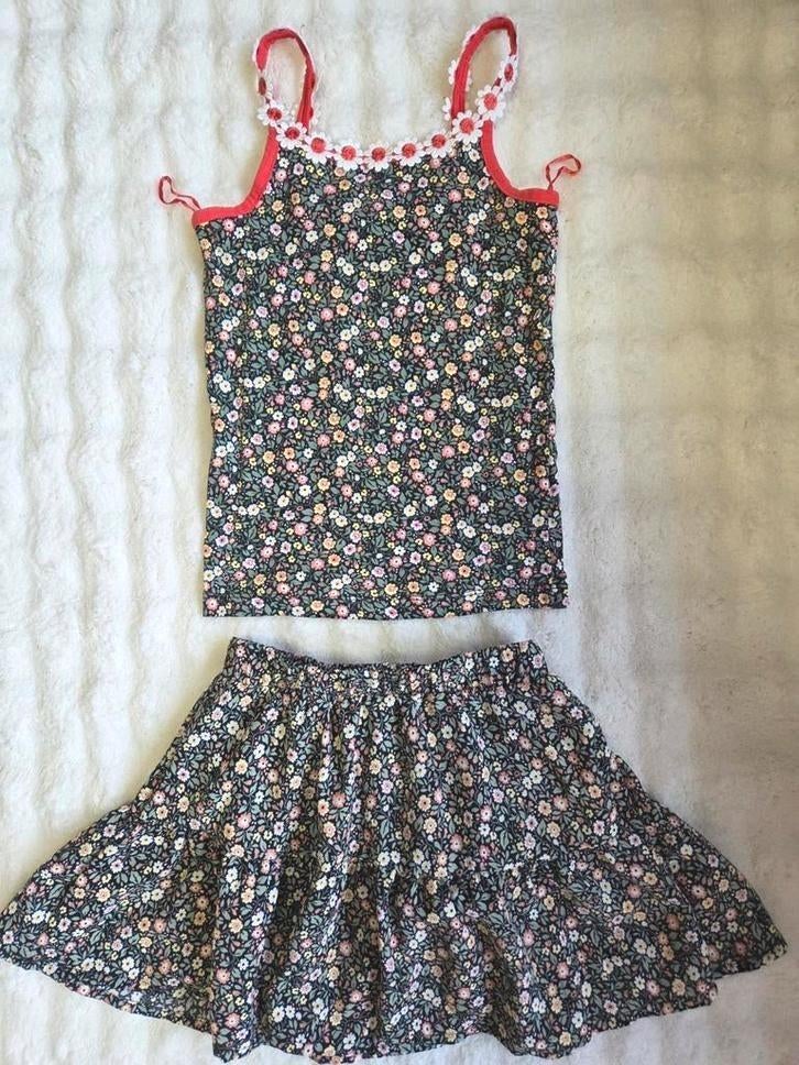 Ter Stal Setje Maat 128/134 - Zomerkleding, Kinderen en Baby's, Meisje, Ophalen of Verzenden, Zo goed als nieuw, Setje