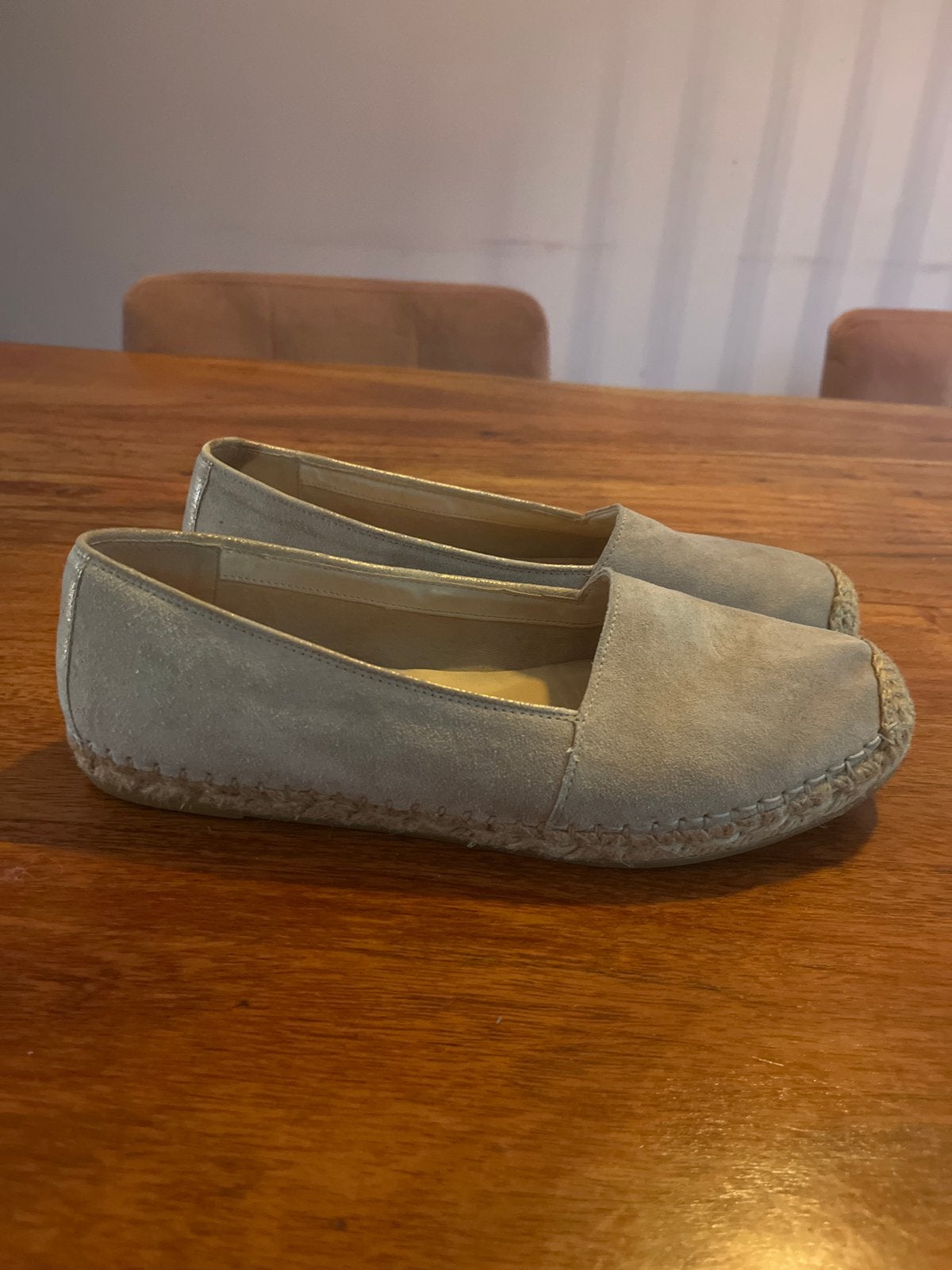 Gabor Espadrilles/Instappers - Maat 6,5 / 40, Beige, Ophalen of Verzenden, Zo goed als nieuw, Espadrilles of Moccasins