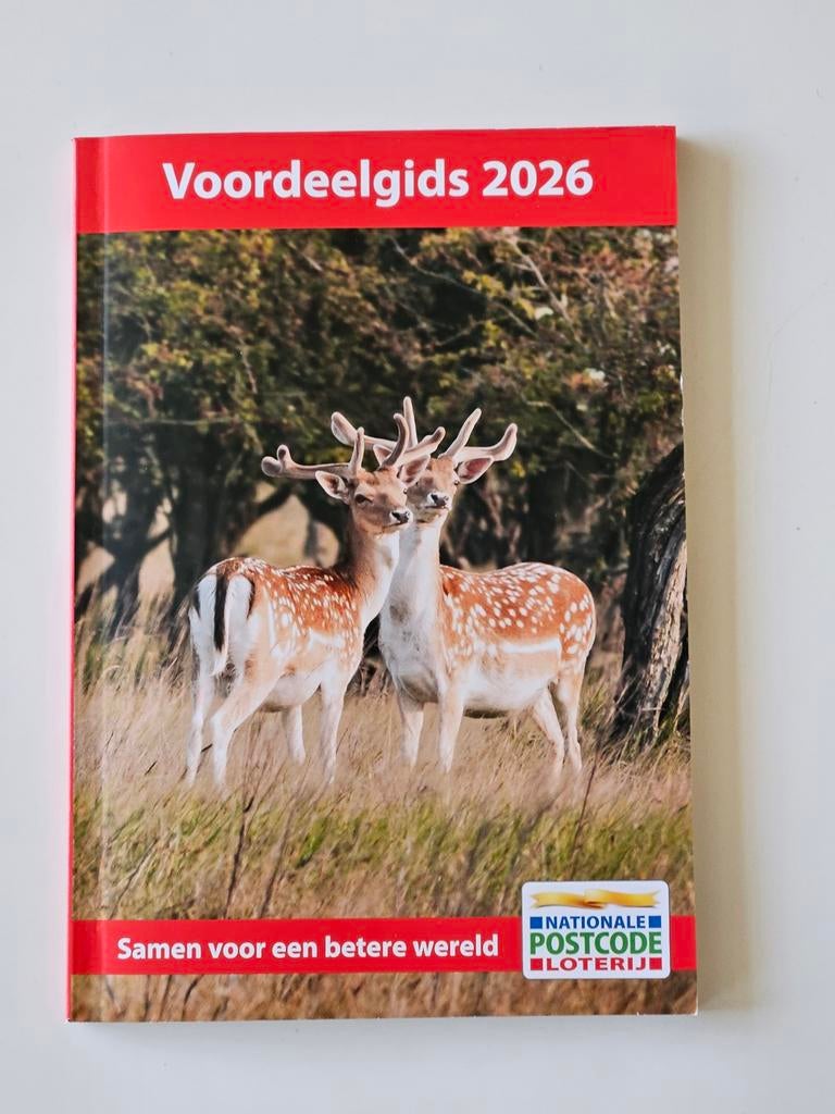 Voordeelgids 2026 Nationale Postcode Loterij, Ophalen of Verzenden, Nieuw, Nationale Postcode Loterij