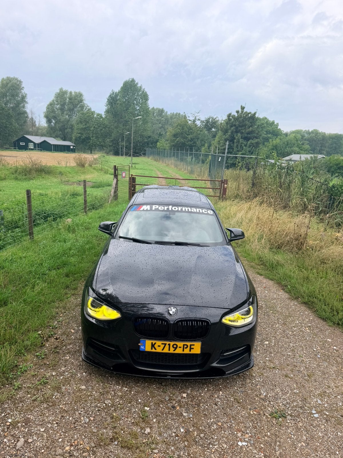 BMW 1-Serie 3.0 M135i 5DR Xdrive AUT 2013 Zwart, Auto's, BMW, Zwart, Leder, 75 €/maand, Vierwielaandrijving