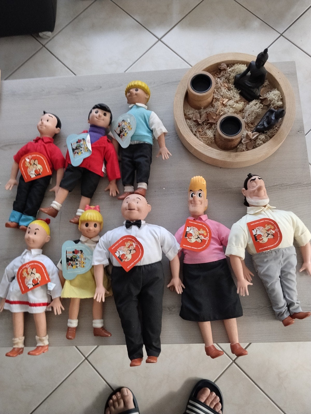 Vintage Suske en Wiske poppen collectie, Verzamelen, Ophalen, Gebruikt, Pop