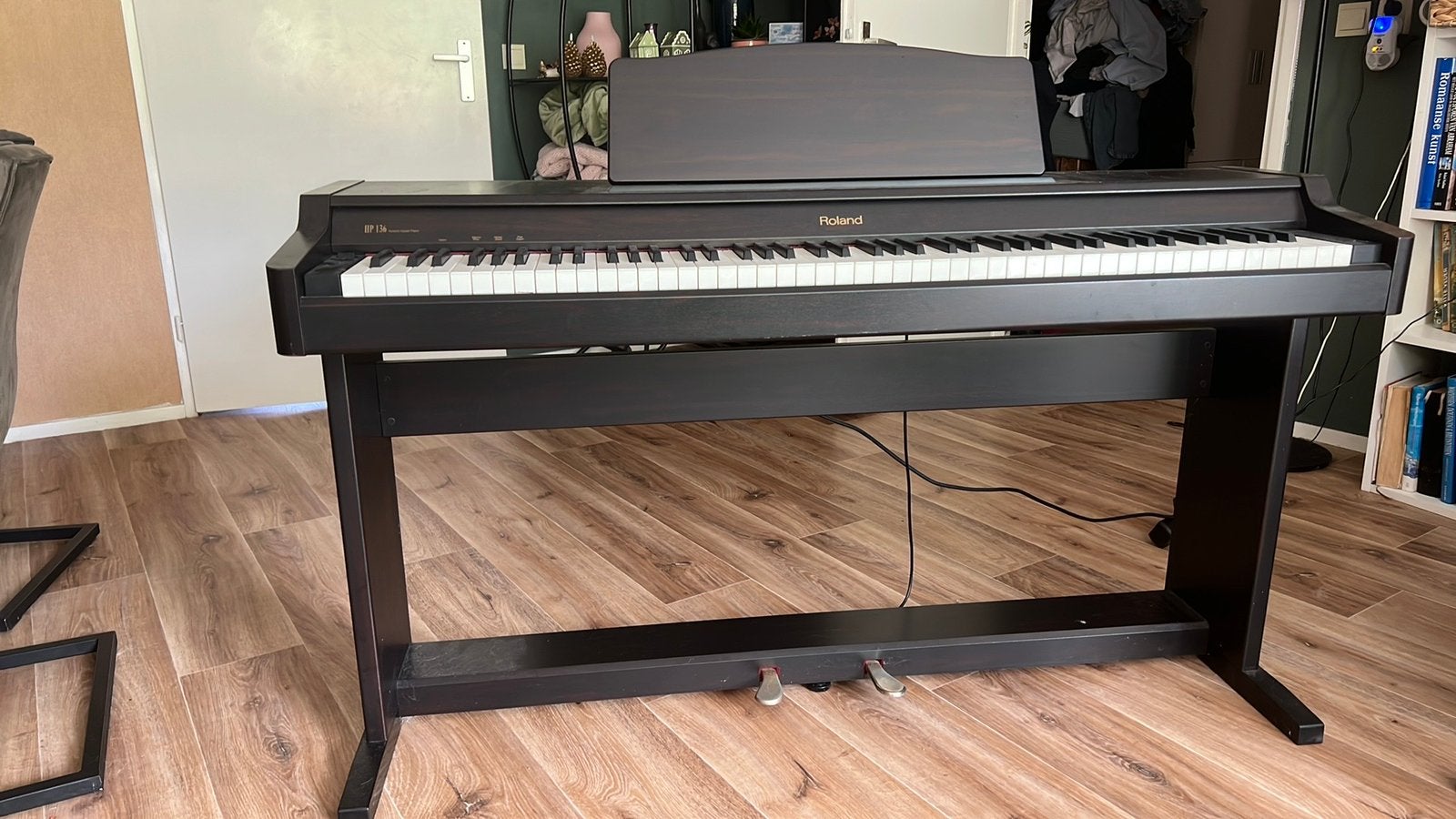 Elektrische piano Roland HP 136, Ophalen, Gebruikt, Bruin, Digitaal