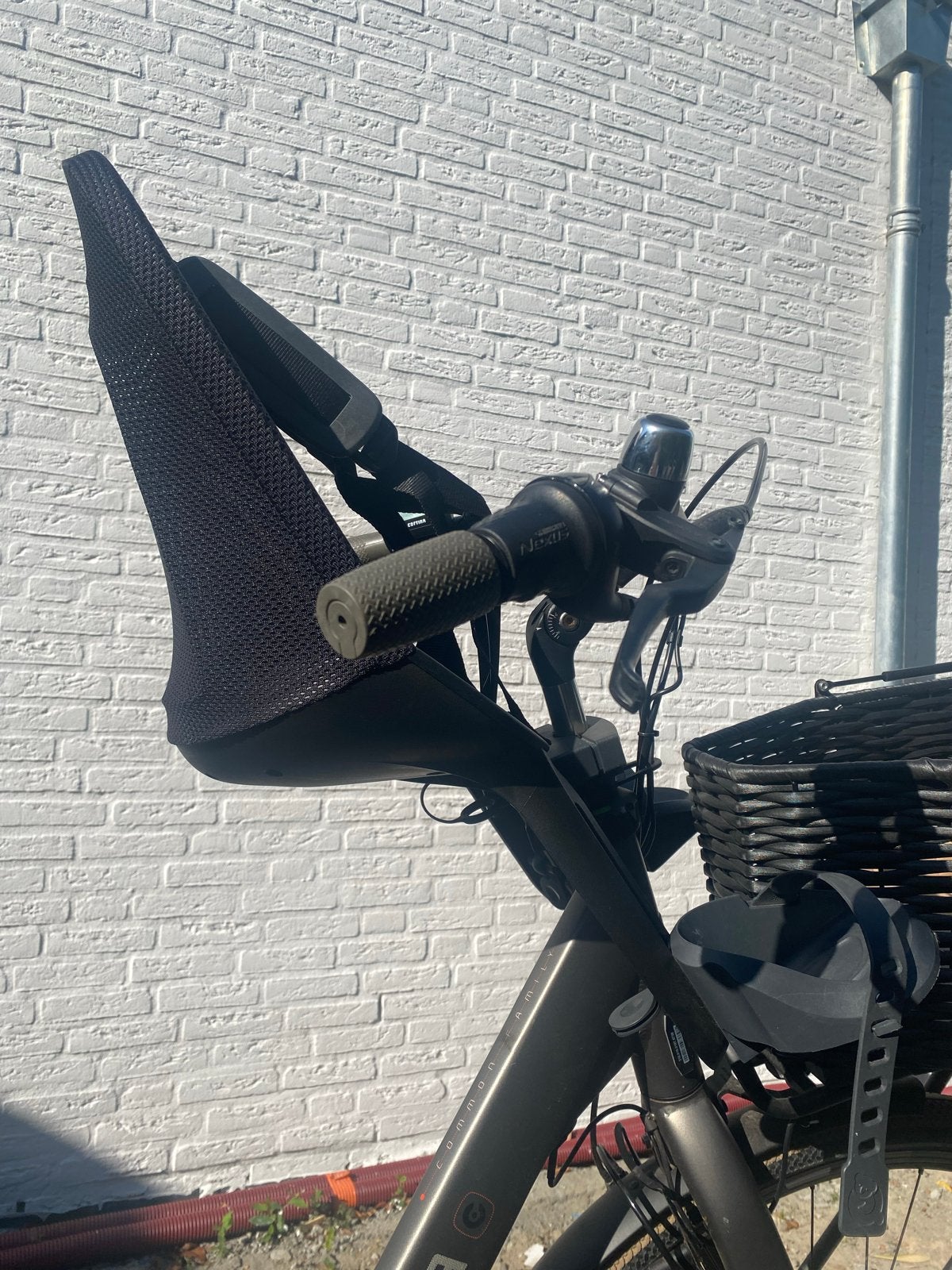 Qibbel Air voorzitje - Klaar voor vele fietstochten!, Fietsen en Brommers, Fietsaccessoires | Fietsstoeltjes, Ophalen, Gebruikt