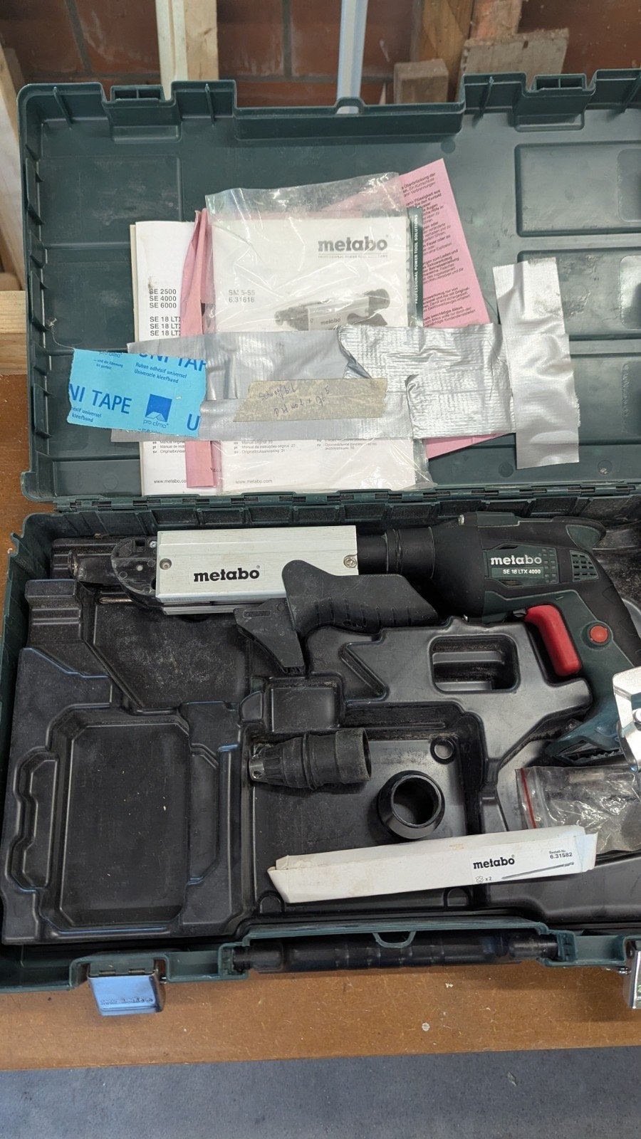 Metabo SE 18 LTX 4000 Schroefmachine/automaat, Ophalen of Verzenden, Gebruikt, Boor- en Schroefmachine