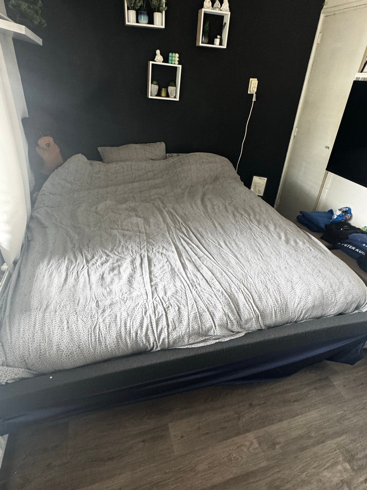 Waterbed 180x200 met nieuwe waterzak, Ophalen, Solo-systeem, Gebruikt, Tweepersoons