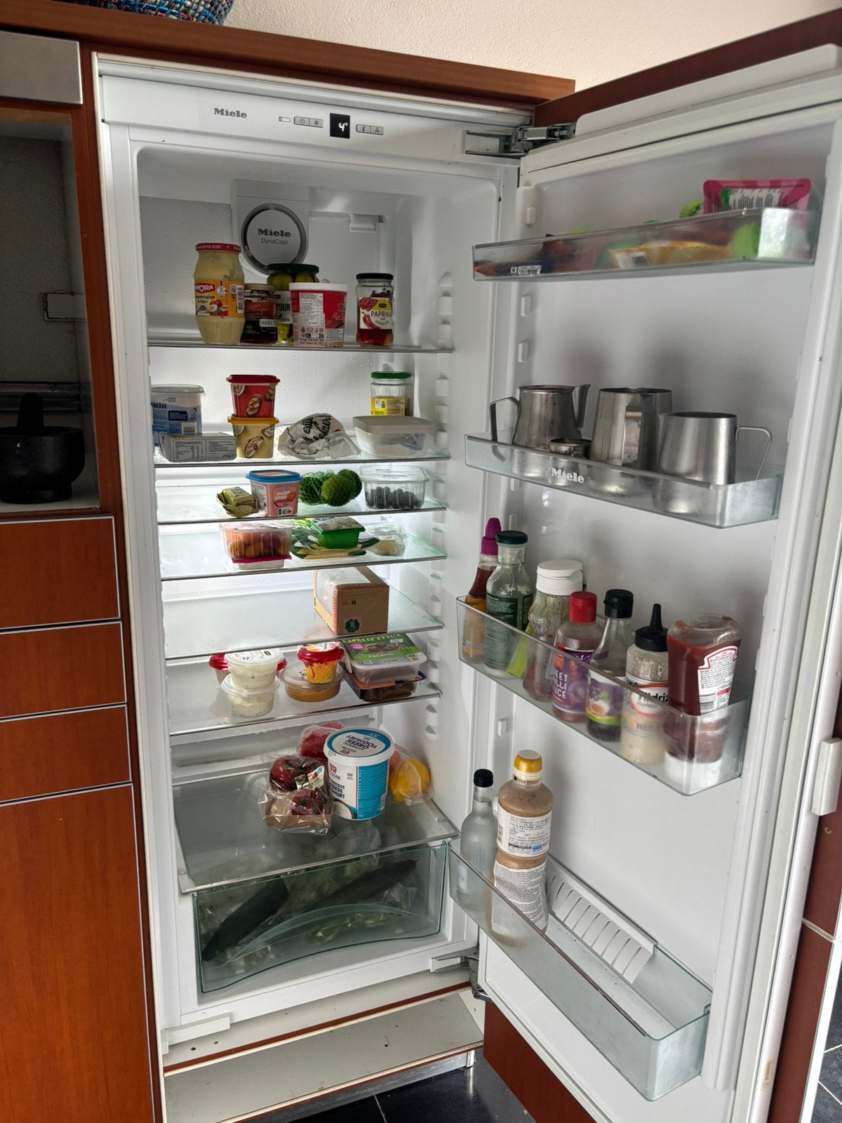 Miele K35222id inbouw koelkast, Ophalen, 120 tot 140 cm, 200 liter of meer, Energieklasse A of zuiniger