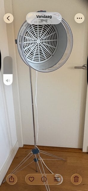 Vintage haardroogkap Philips HK 4120, Ophalen, Gebruikt, Haarverzorging
